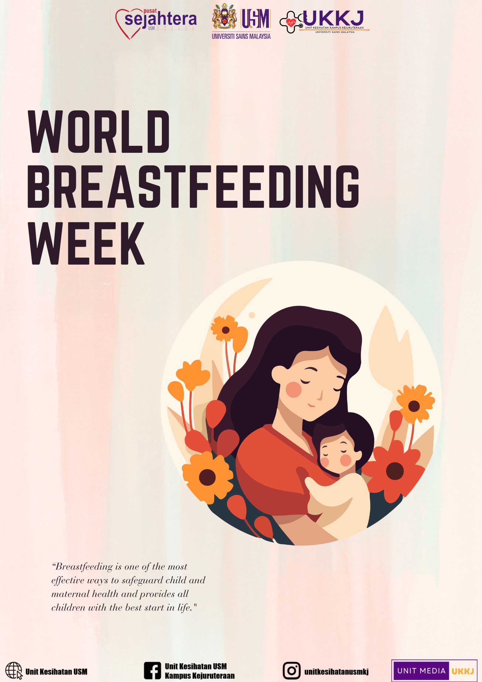 8. 1 Ogos Breastfeeding week poster