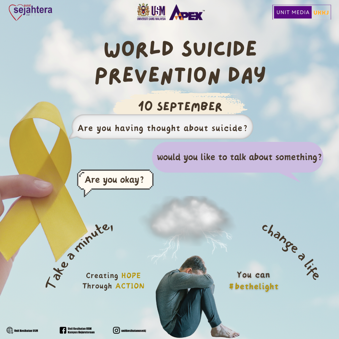 9. 10 SEPT World Suicide Prevention Day